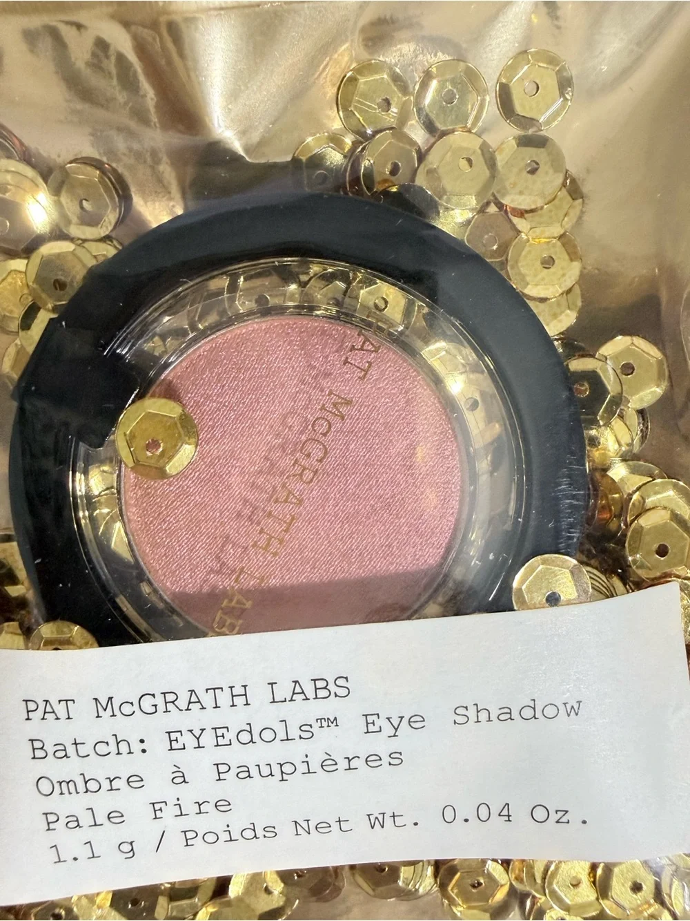 Pat McGrath Labs EYEdols Eyeshadow Single PALE FIRE New Sealed Discontinued